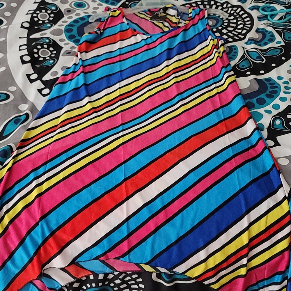 Striped tank dress